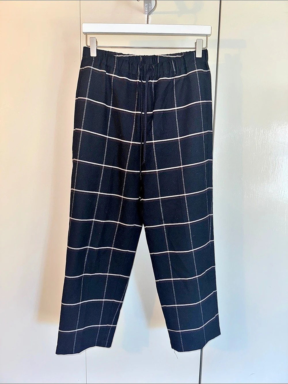 BABATON Plaid Drawstring Pants